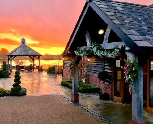 Sandhole Oak Barn Evening