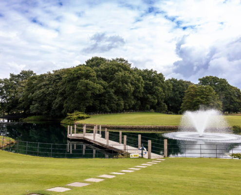 Merrydale Manor Lake and Fountain